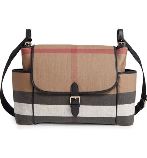 burberry snap flap diaper bag|Burberry Diaper Bag .